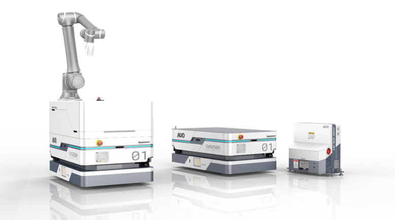 友達數位開發的自主式移動機器人（AMR250M），搭配全向輪並結合AI演算法、2D LiDAR、3D攝影機等技術，協助客戶實現產線全自動化